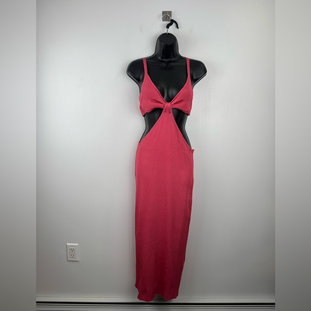 Cult Gaia Women Serita Knit Pink Dress Size Medium